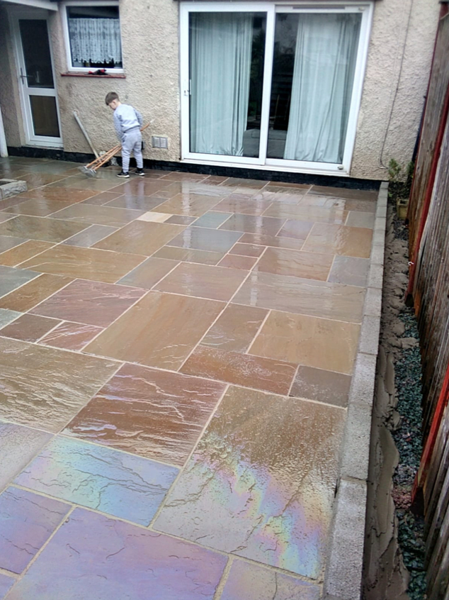 patio construction Bridgend