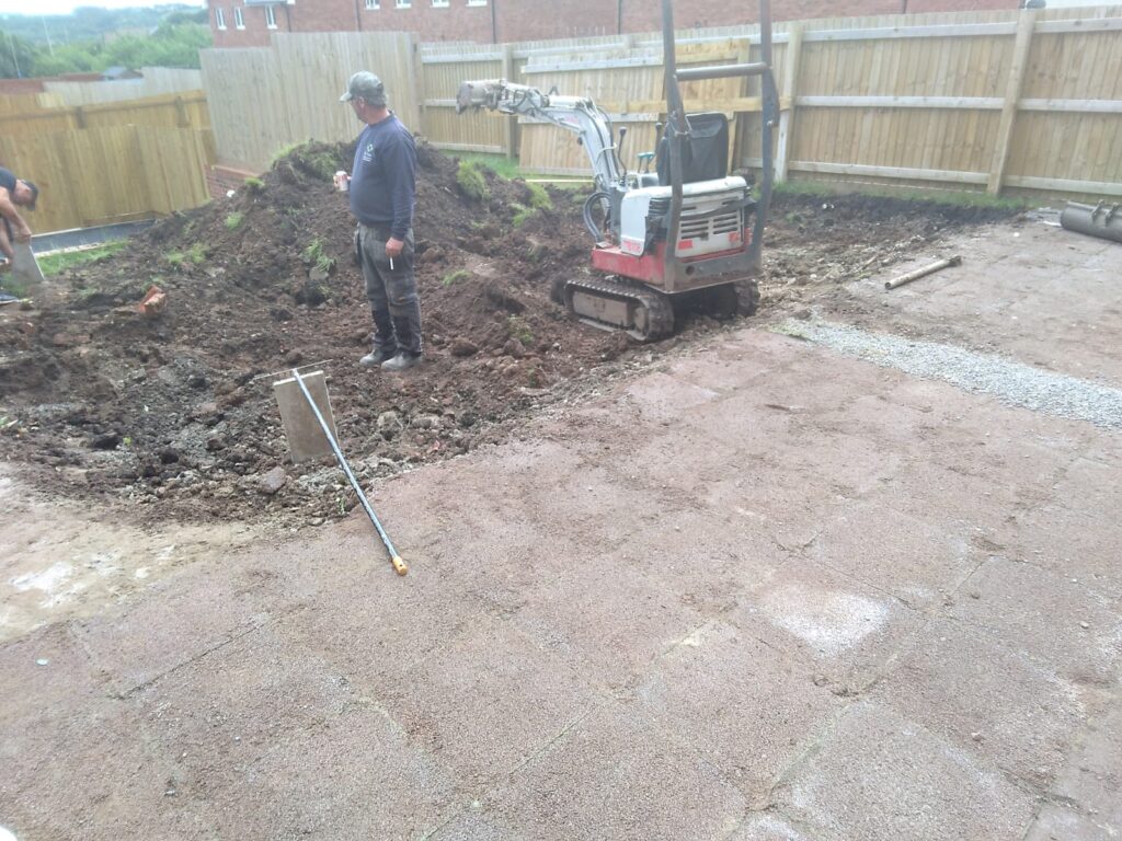 Patio construction bridgend