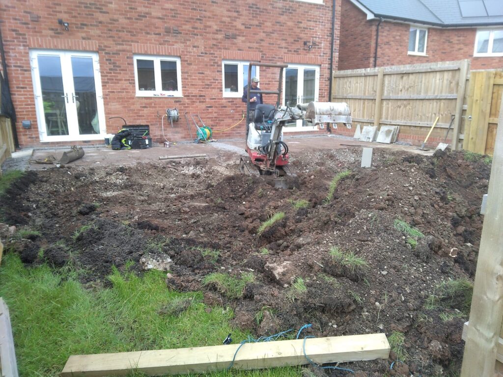 Patio construction bridgend