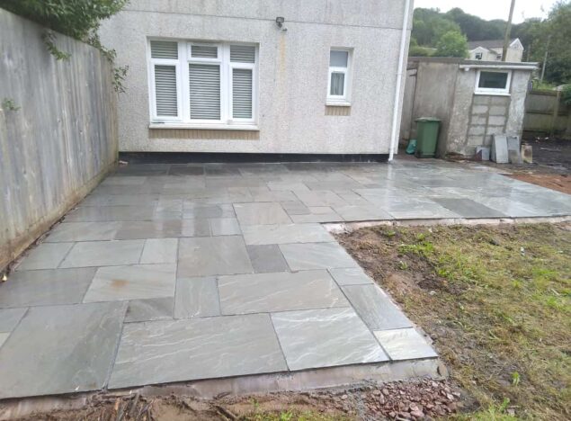 patio construction bridgend