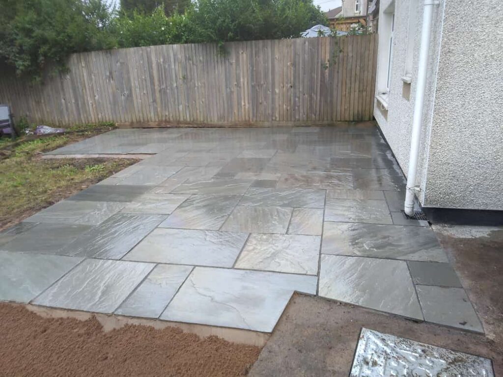 patio construction bridgend