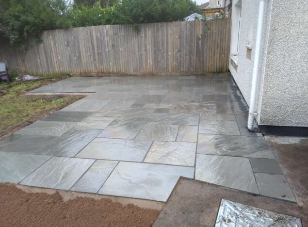 patio construction bridgend