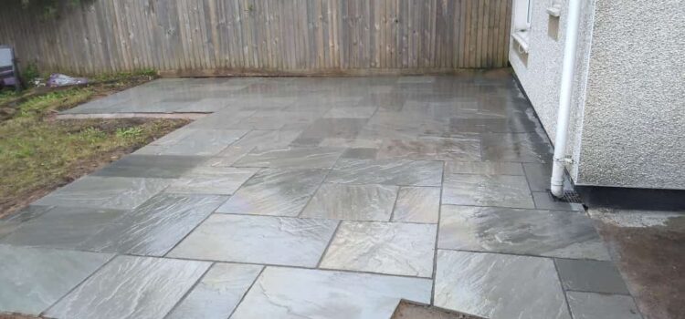 patio construction bridgend