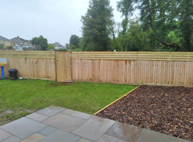 new patio paving garden fencing in bridgend