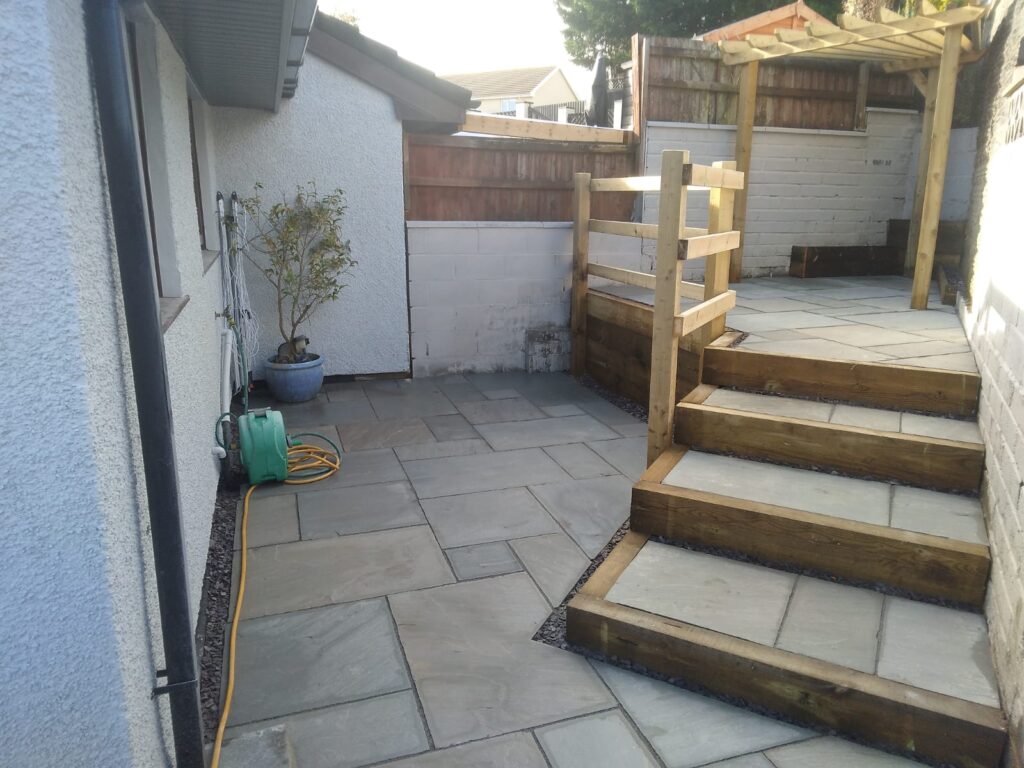 new patio area swansea