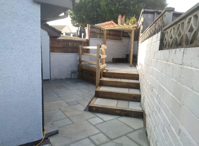 new patio area swansea