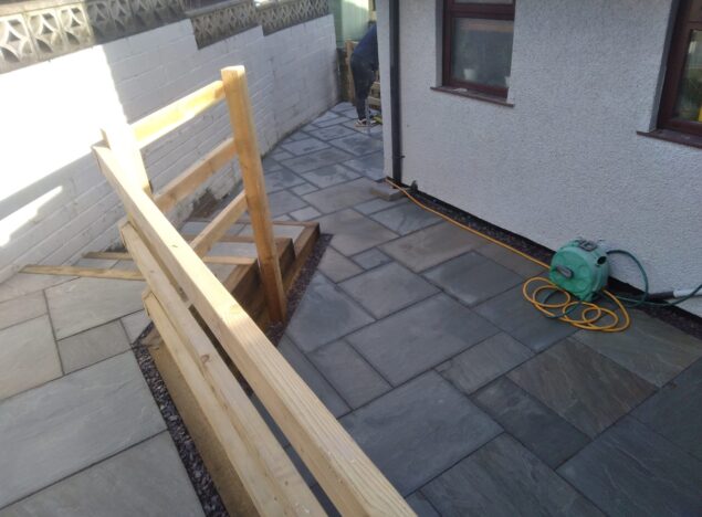 new patio area swansea