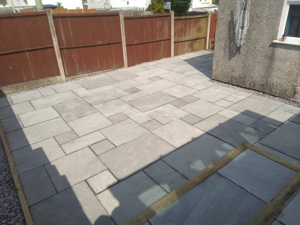 patio construction bridgend