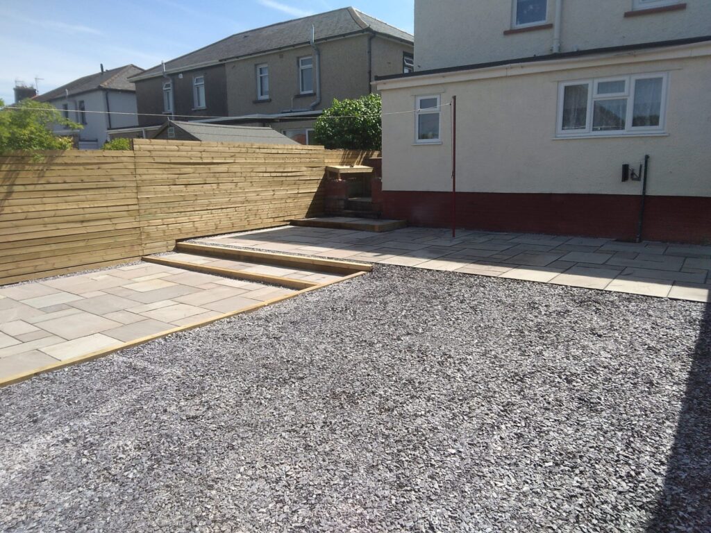 patio construction bridgend