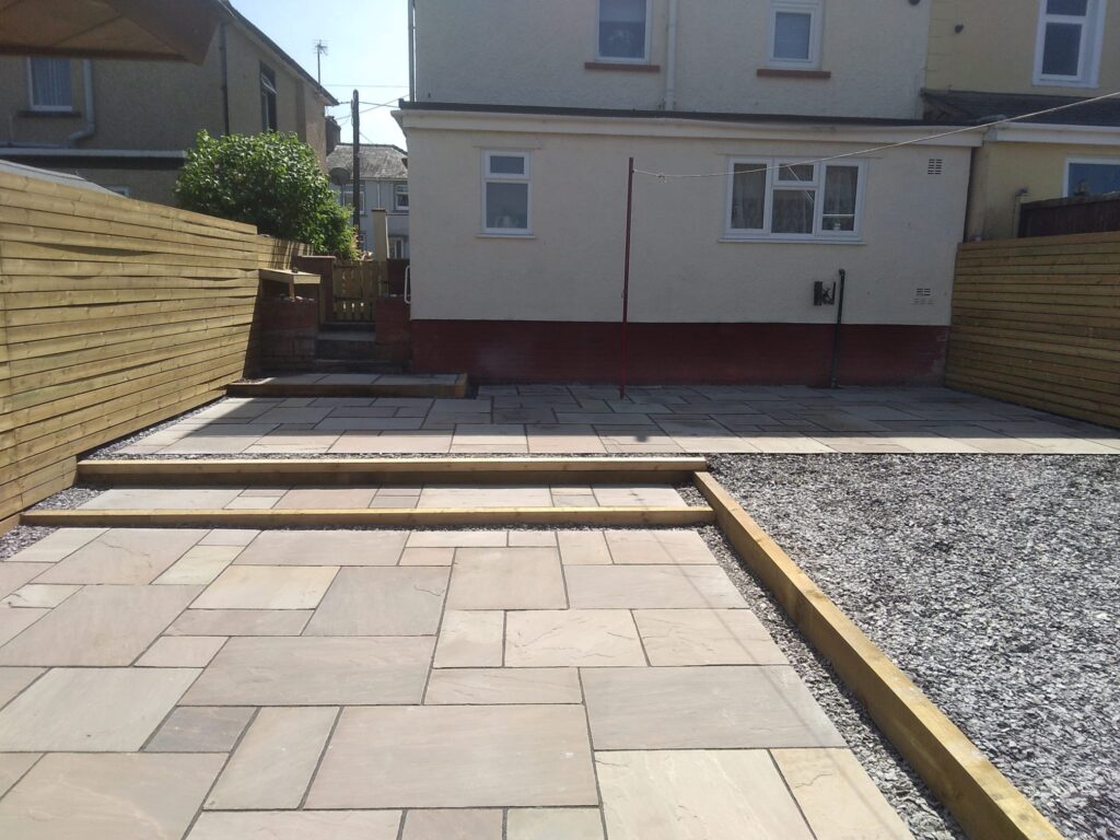 patio construction bridgend