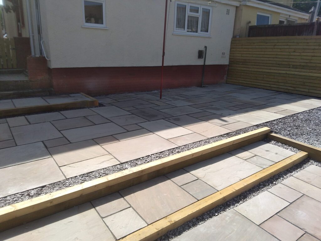 patio construction bridgend