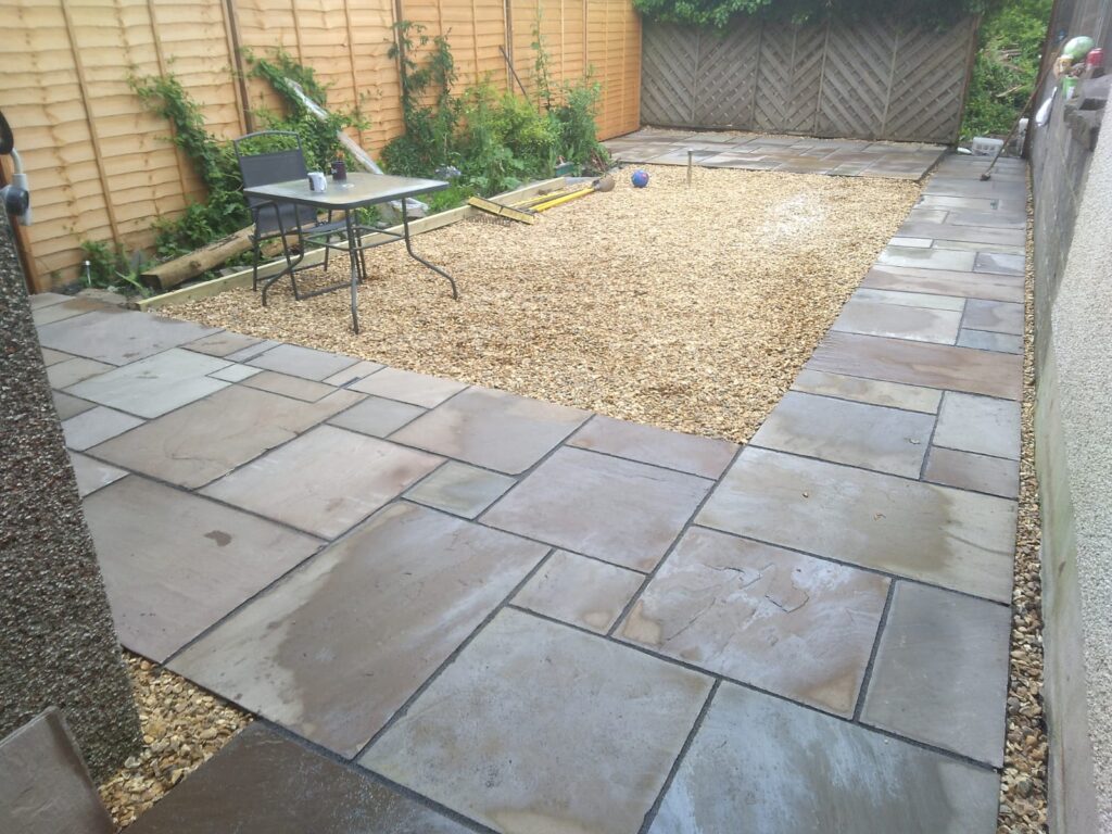 patio construction bridgend