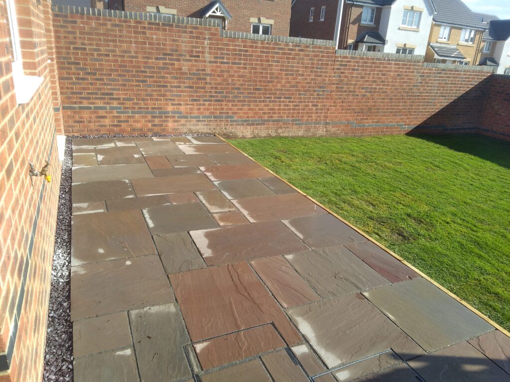 landscaping patio paving bridgend
