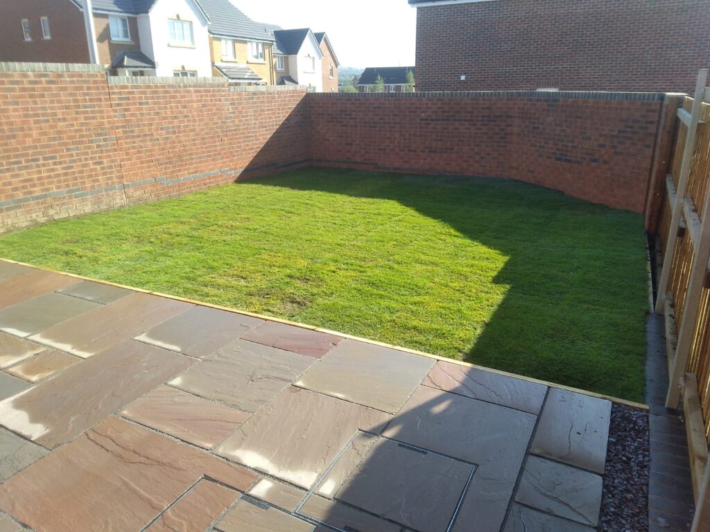 landscaping patio paving bridgend