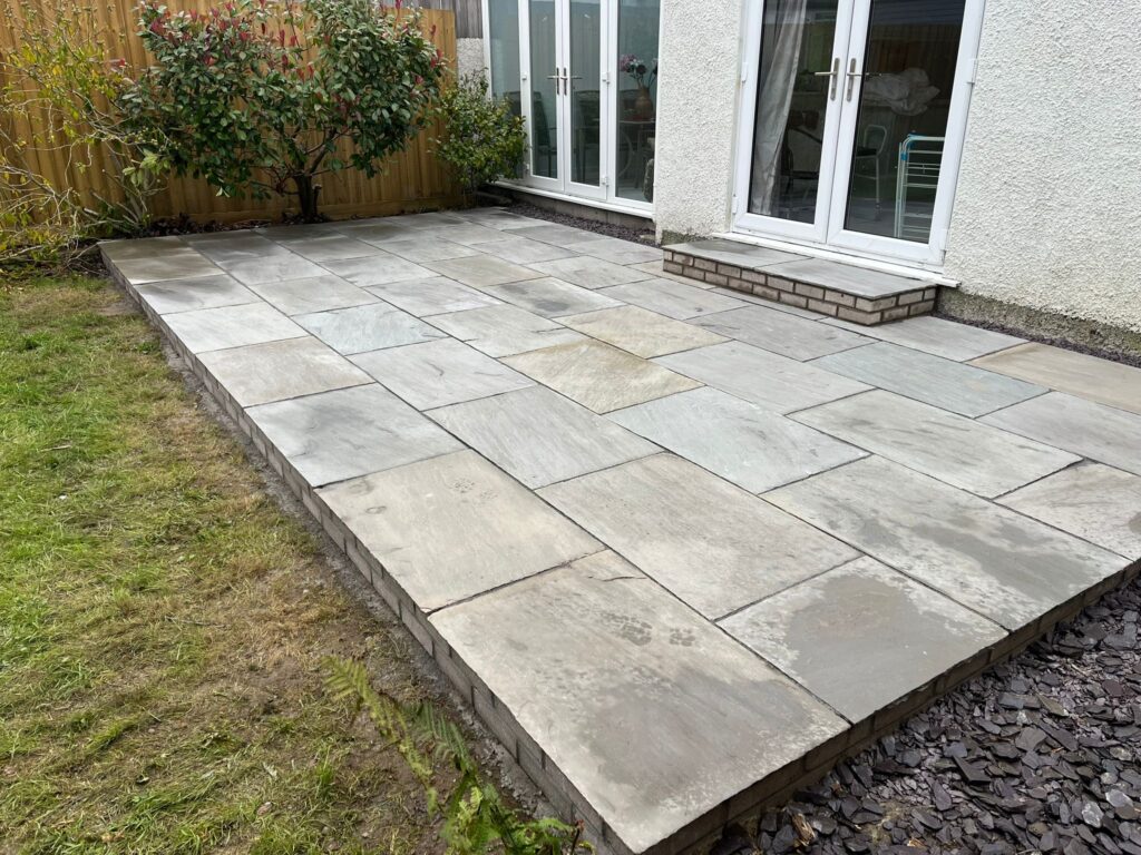patio construction bridgend