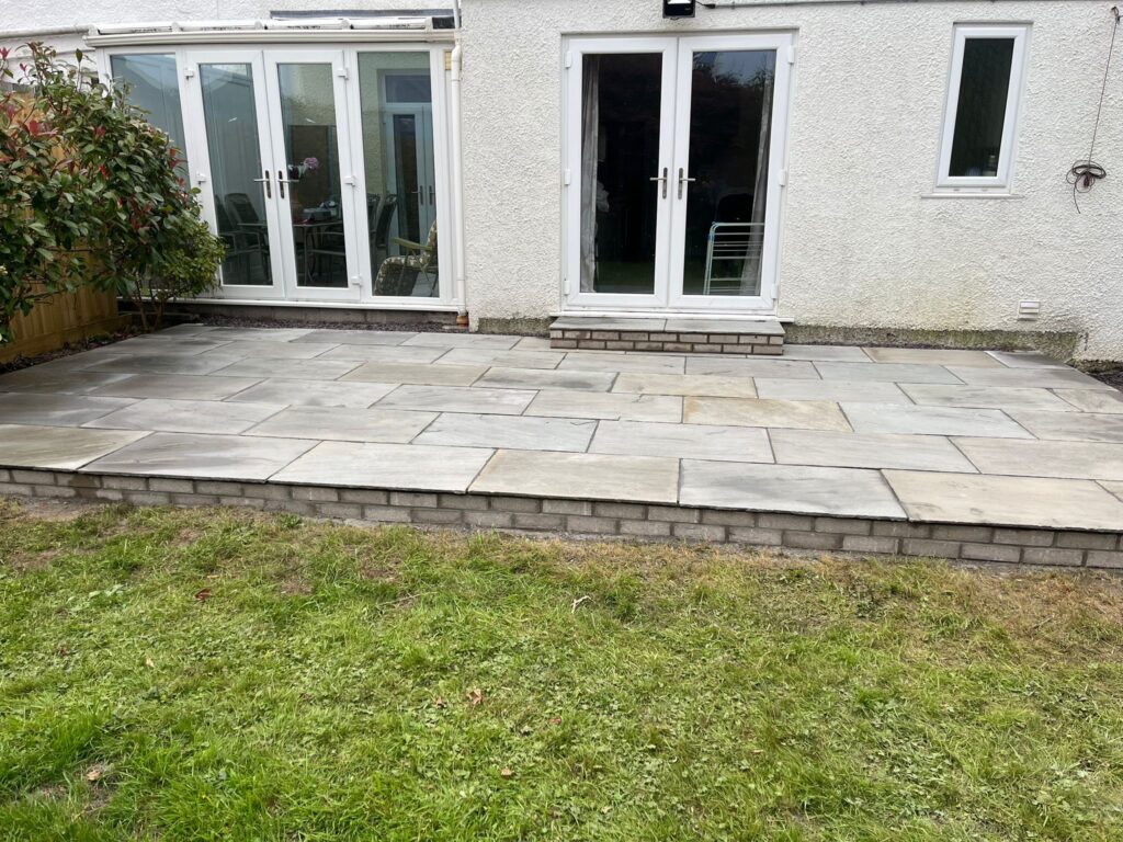 patio construction bridgend
