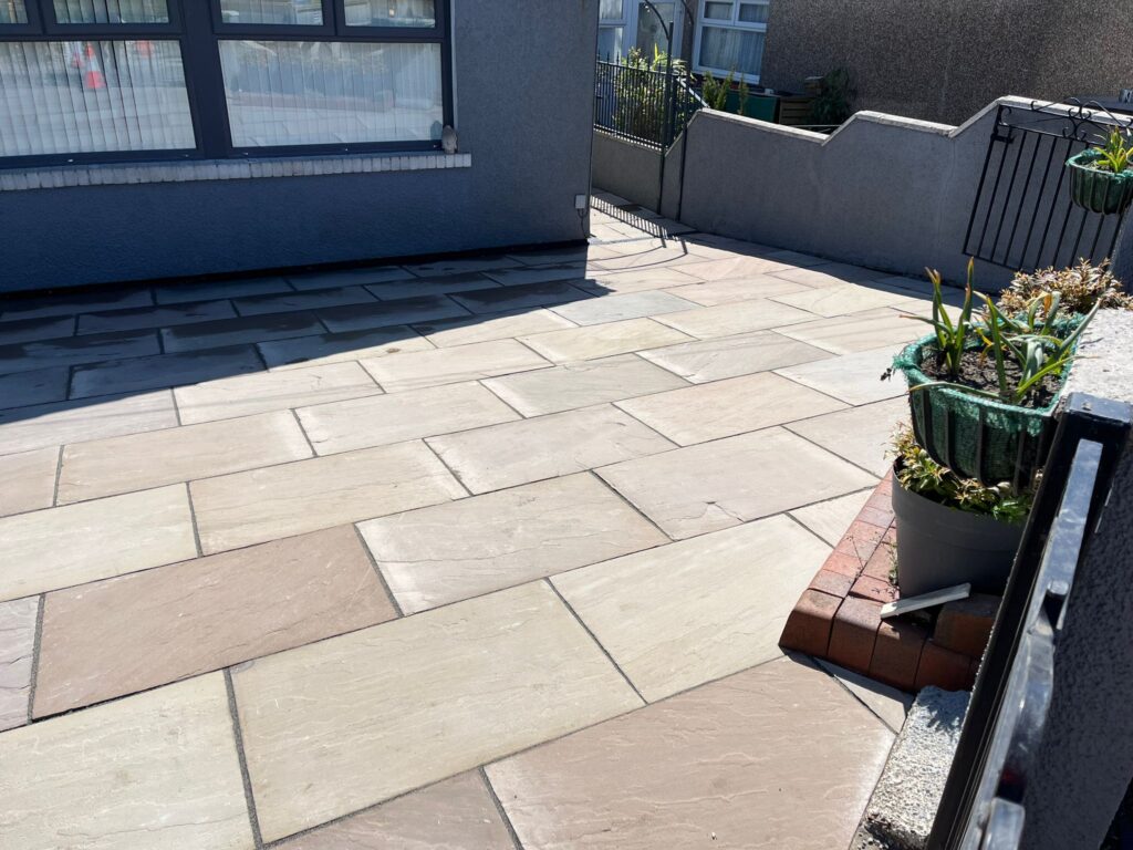 New paving to driveway in Port Talbot