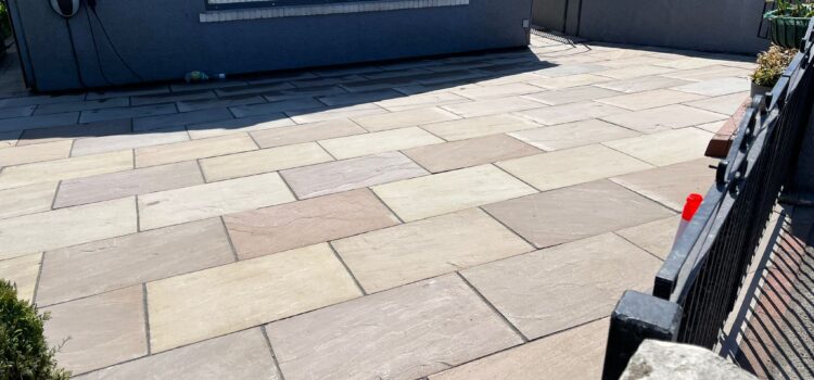 New paving to driveway in Port Talbot