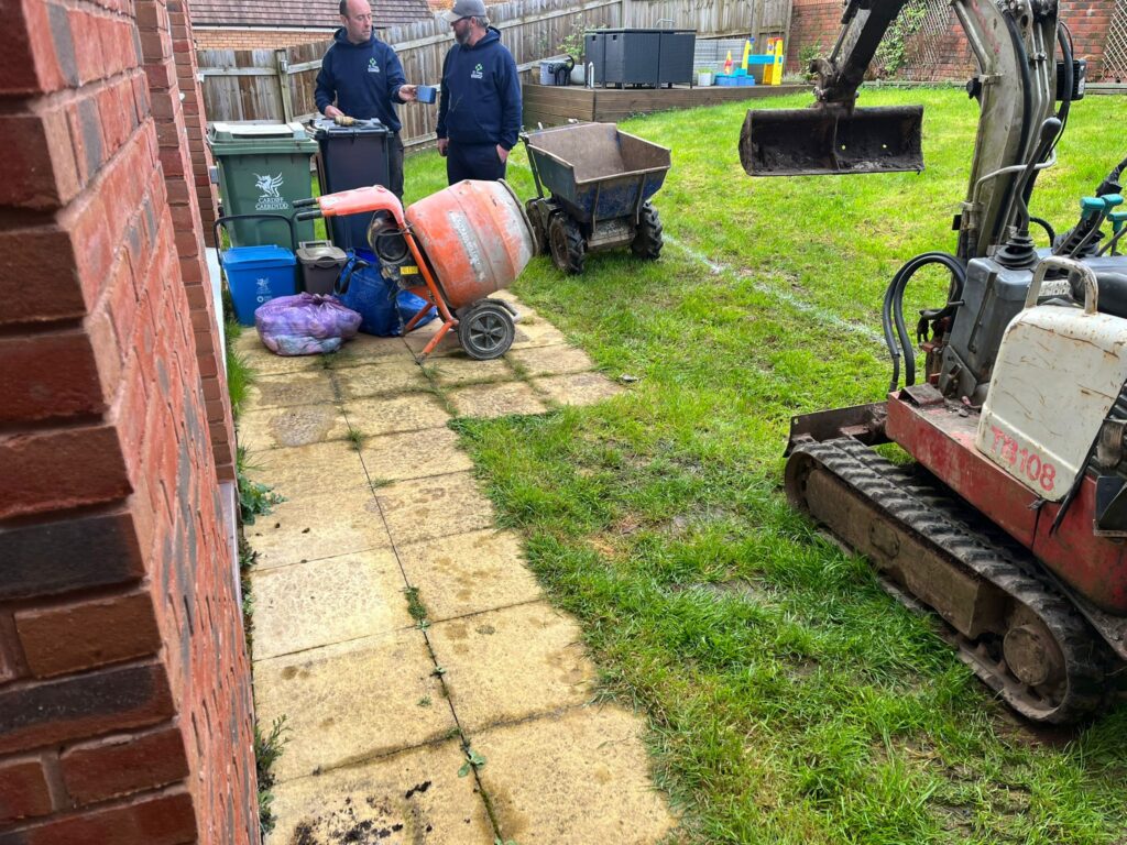 Professional patio construction in Cardiff.