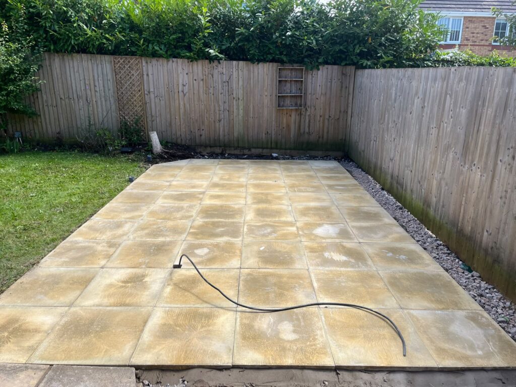 patio construction Maesteg