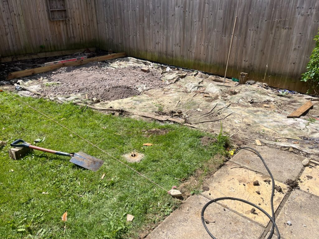 patio construction Maesteg