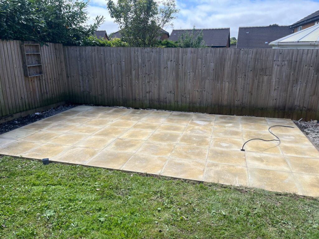 patio construction Maesteg