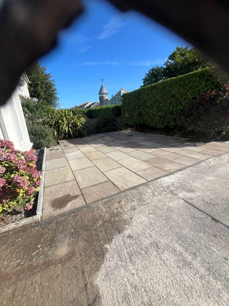 patio construction bridgend