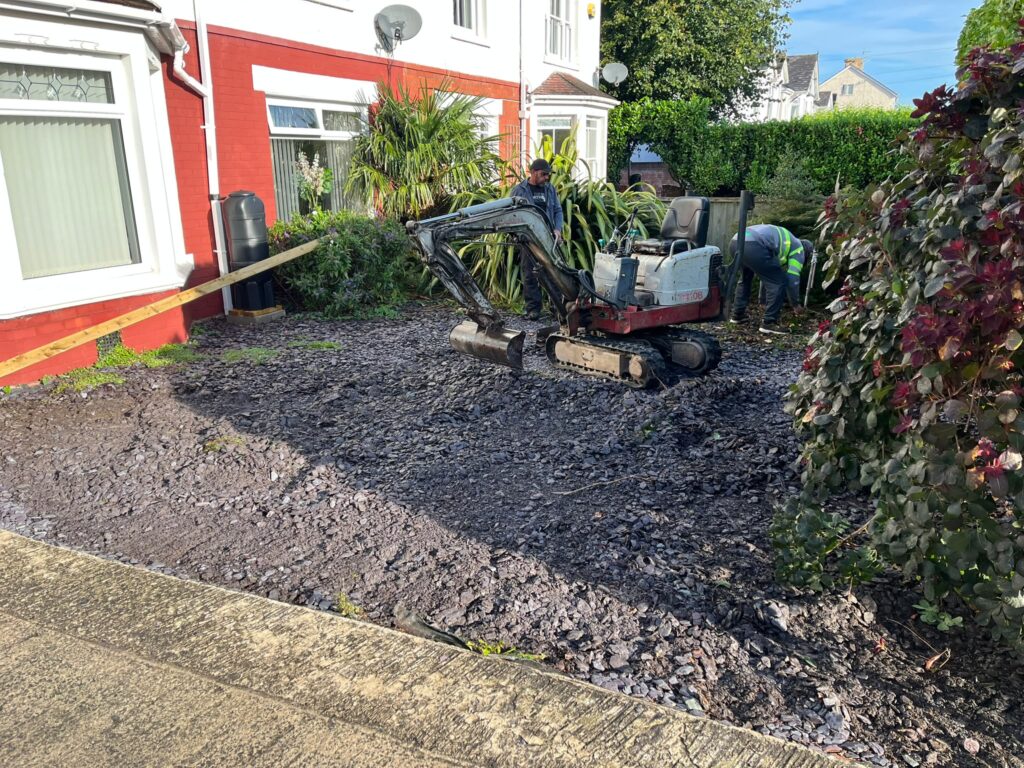 patio construction bridgend